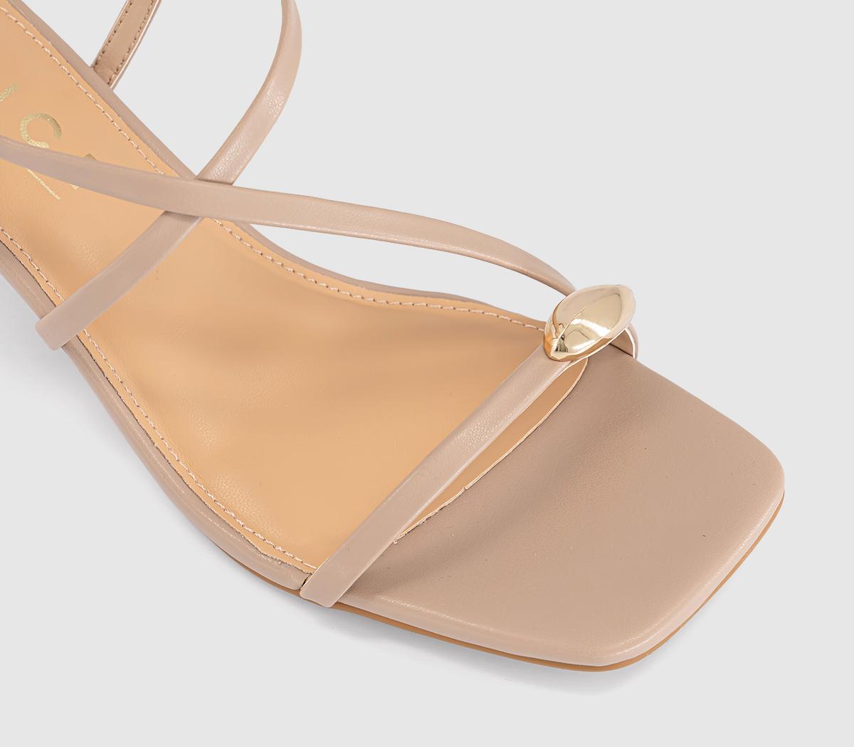 OFFICEMia Hardware Detail Heeled SandalsTaupe