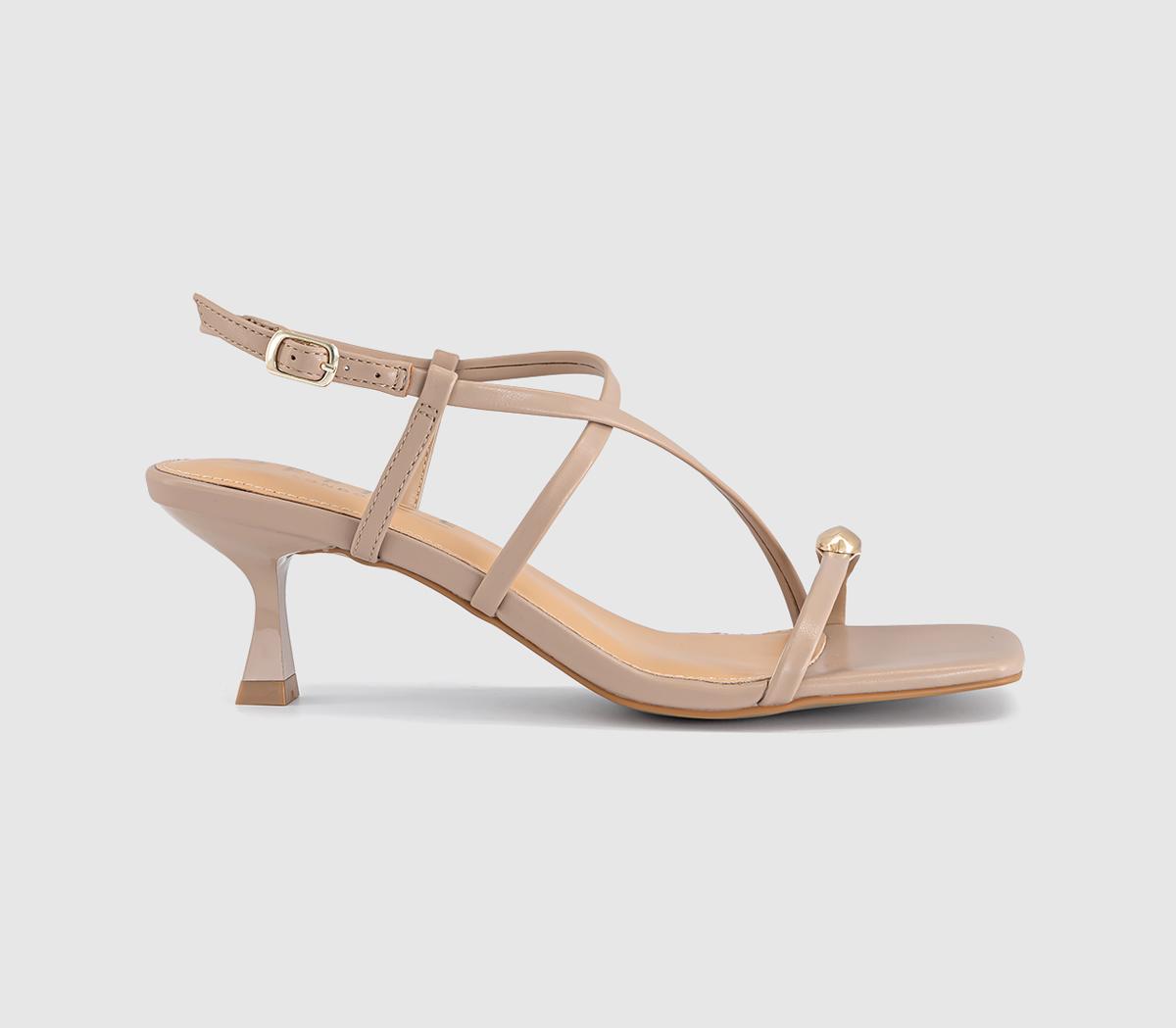 OFFICEMia Hardware Detail Heeled SandalsTaupe