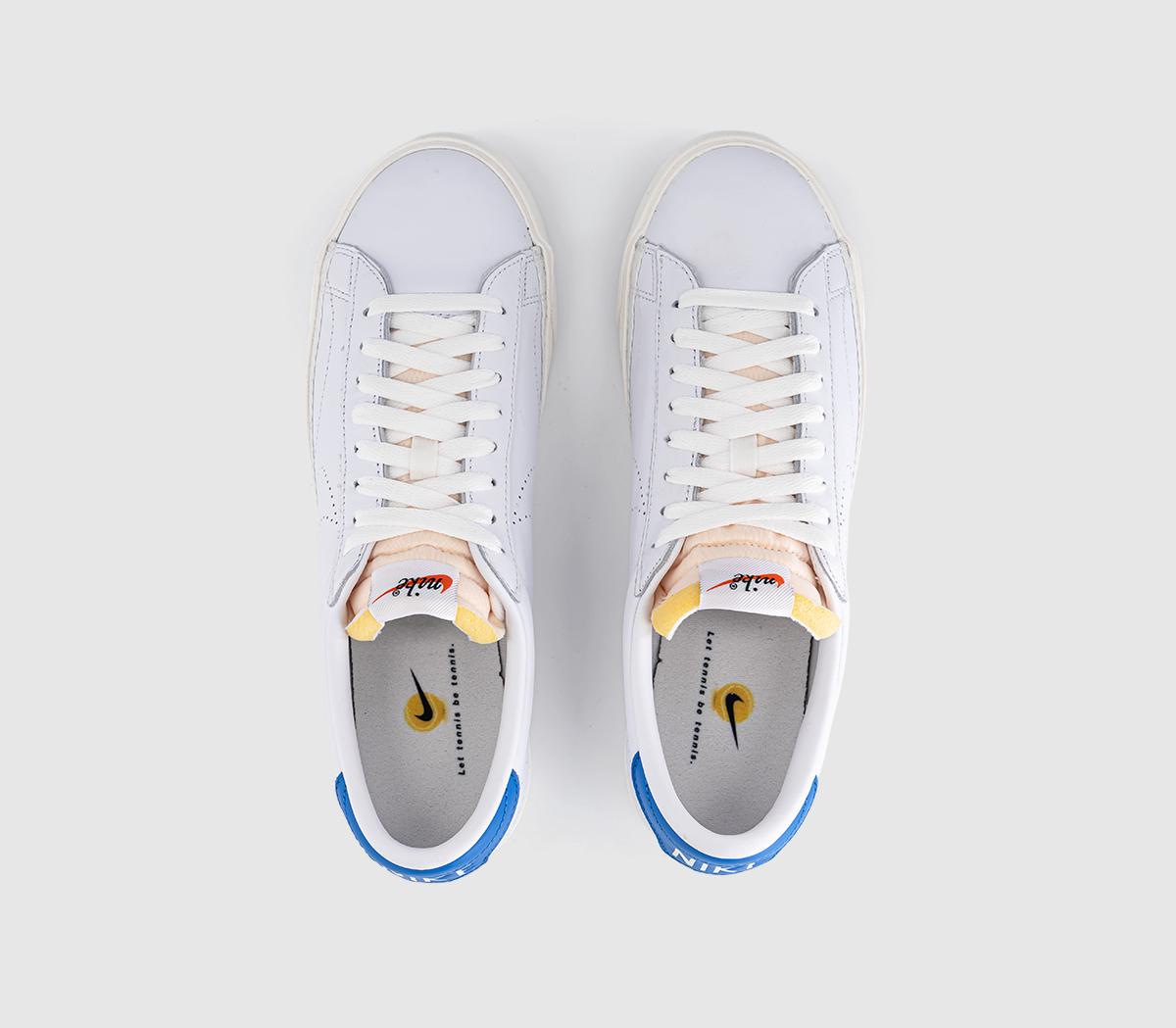 NikeTennis Classic TrainersWhite Photo Blueteam Orange