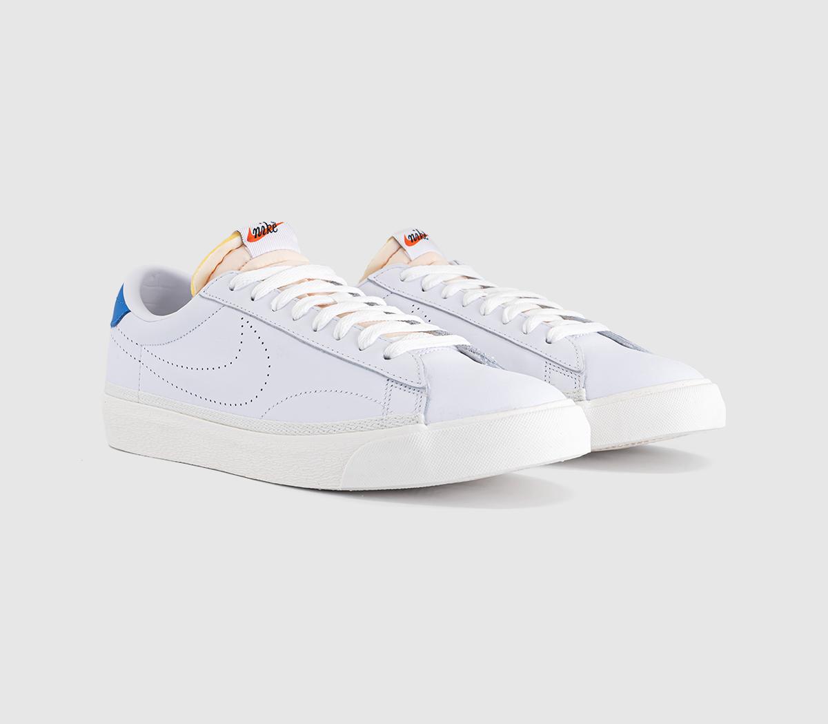 NikeTennis Classic TrainersWhite Photo Blueteam Orange