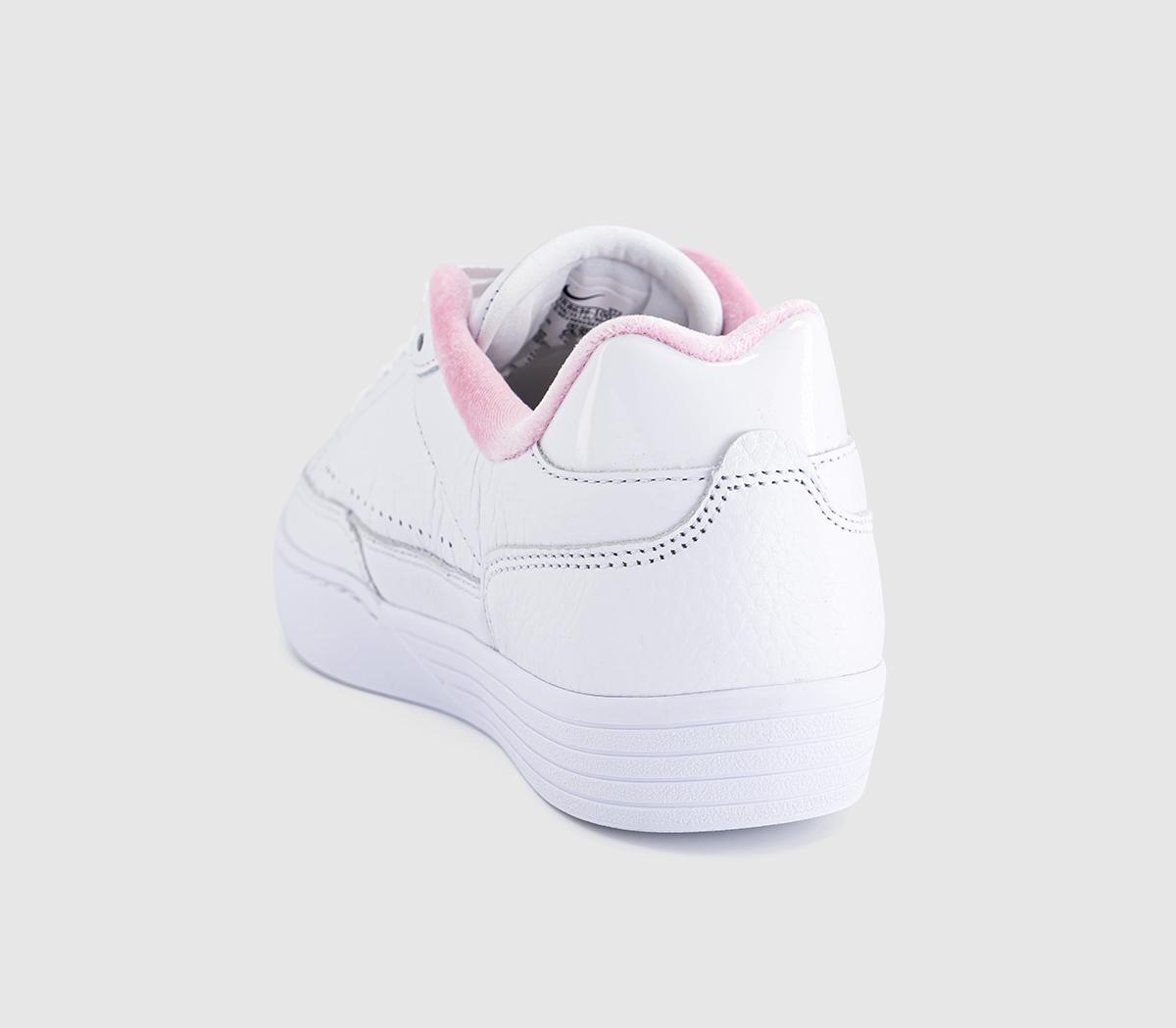 NikeTennis Centre TrainersWhite Pink Rise Bleached Lilac