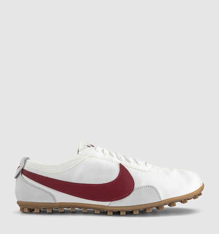 Nike Moon Shoe Trainers Summit White Team Crimson Gum Light Brown