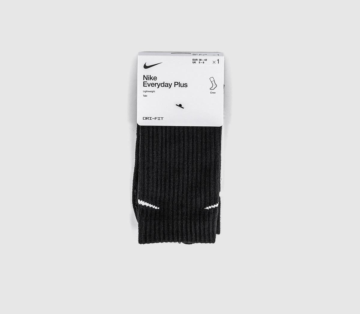 NikeRift Single Crew SocksBlack White