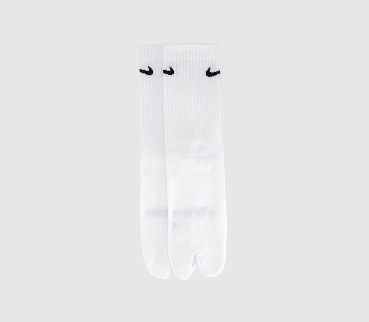 NikeRift Single Crew SocksWhite Black