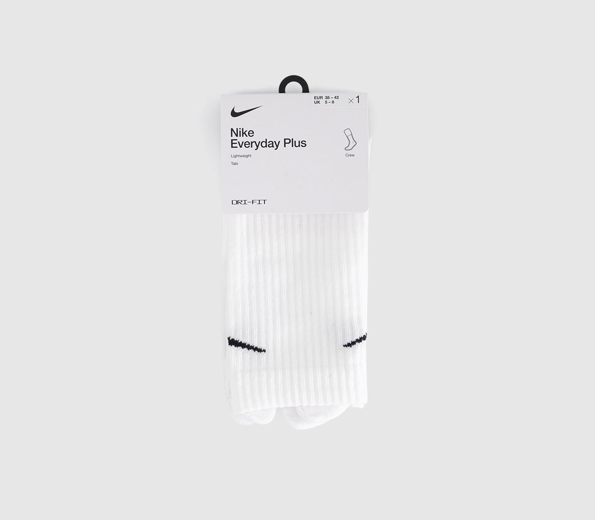 NikeRift Single Crew SocksWhite Black