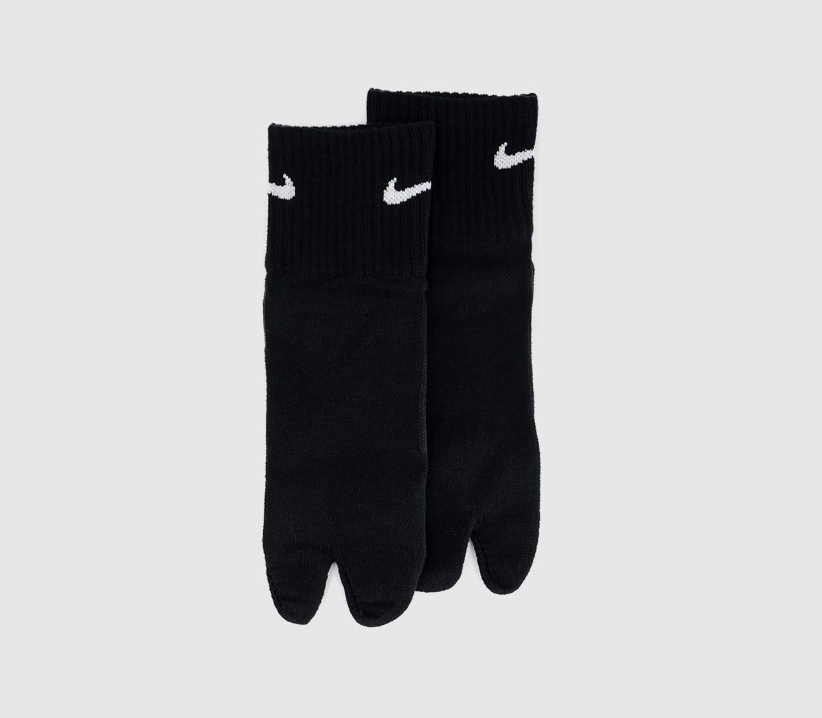 NikeRift Single Ankle SocksBlack White