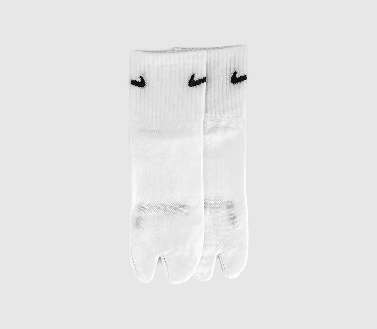 NikeRift Single Ankle SocksWhite Black