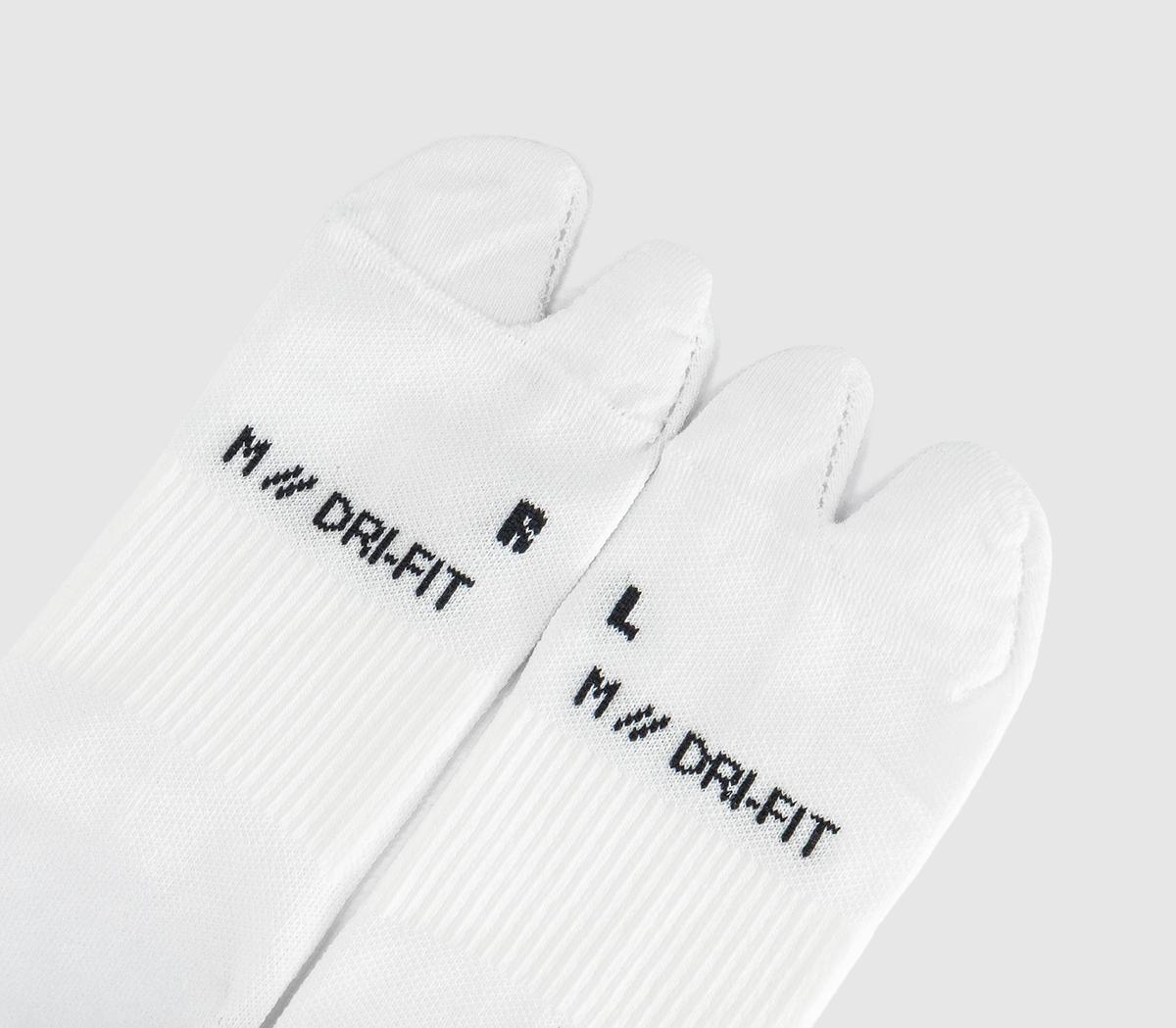 NikeRift Single Ankle SocksWhite Black