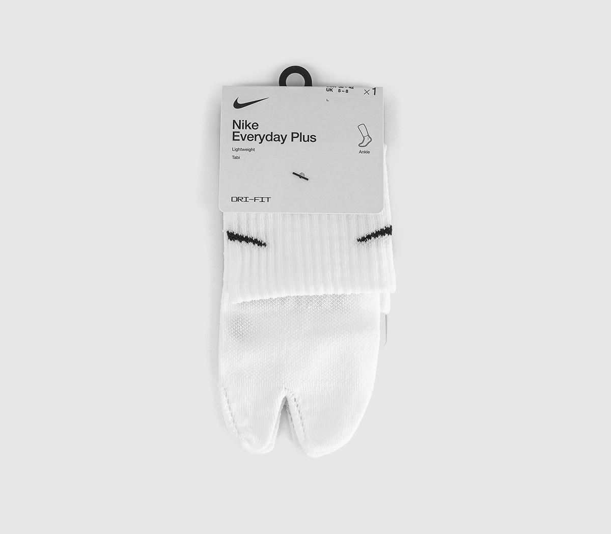 NikeRift Single Ankle SocksWhite Black