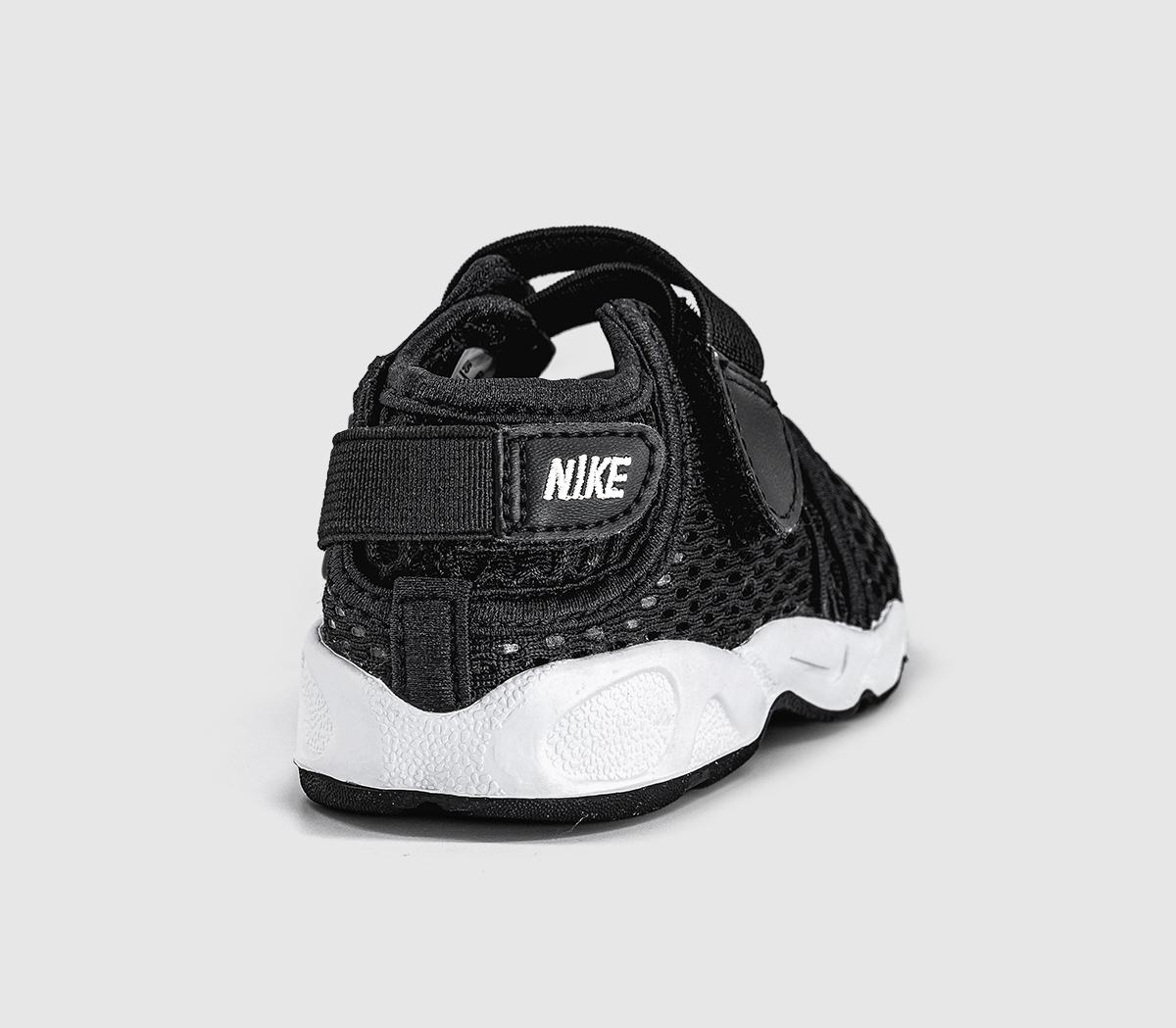 NikeRift Infant TrainersBlack White