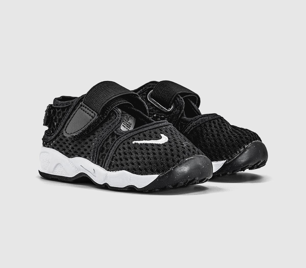 NikeRift Infant TrainersBlack White