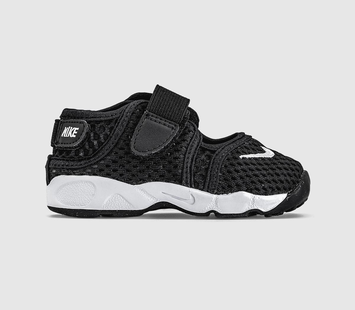 NikeRift Infant TrainersBlack White