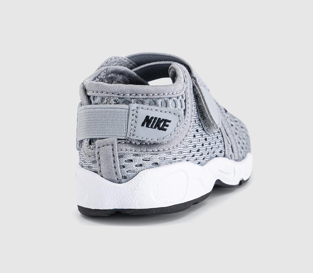 NikeRift Infant TrainersWolf Grey Black White
