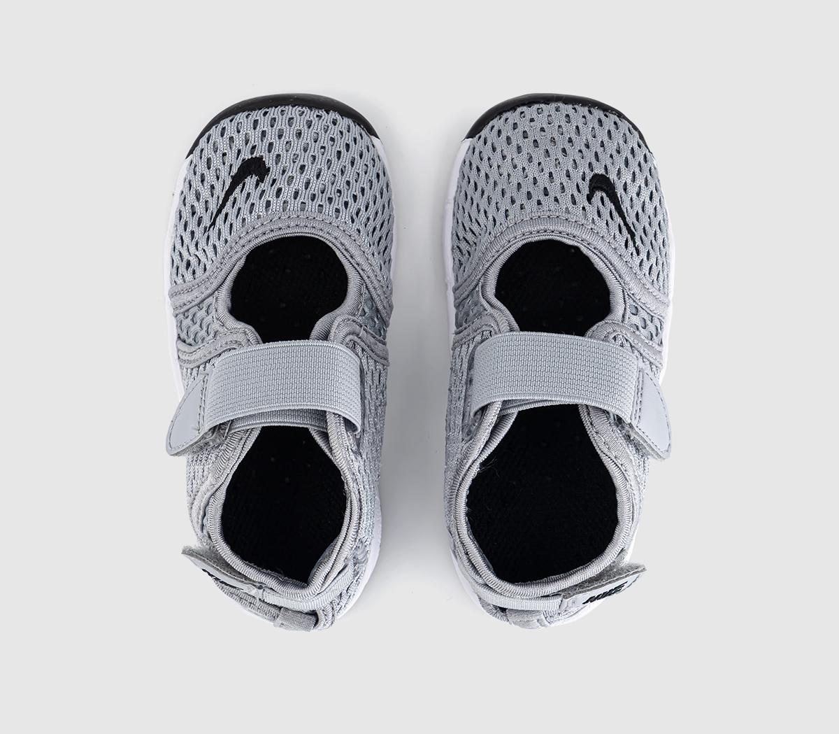 NikeRift Infant TrainersWolf Grey Black White