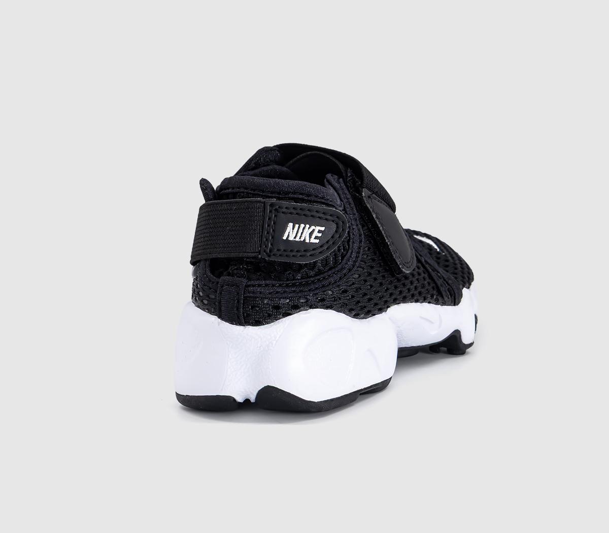 NikeRift Youth TrainersBlack White