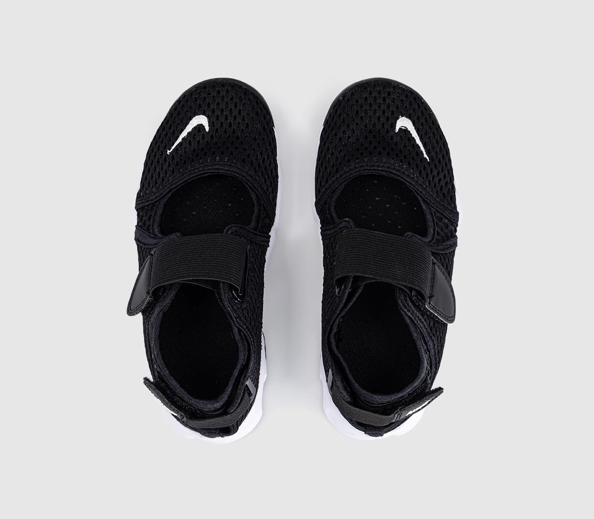 NikeRift Youth TrainersBlack White