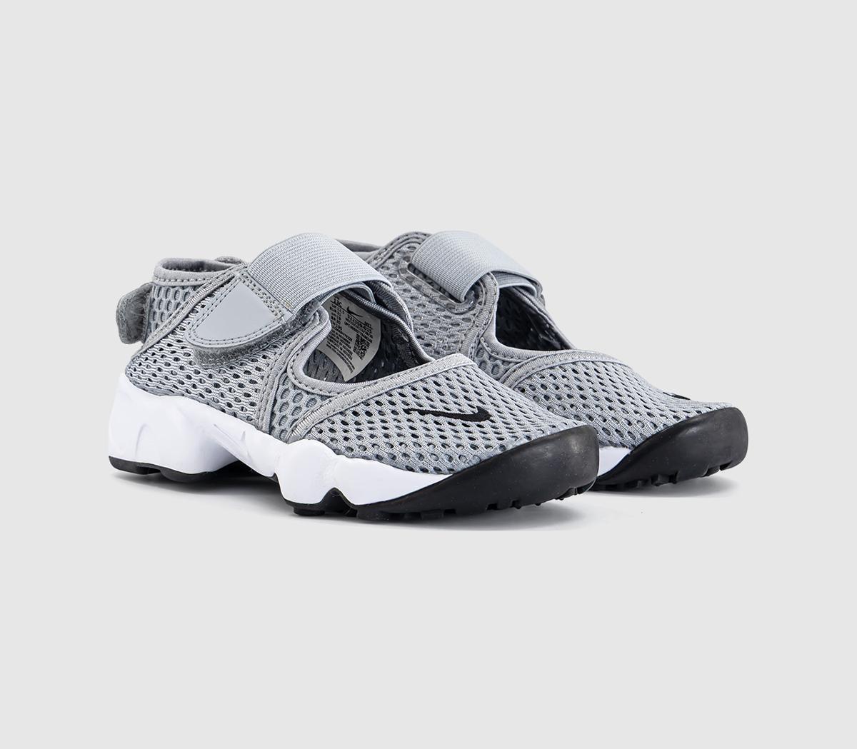 NikeRift Youth TrainersWolf Grey Blackwhite