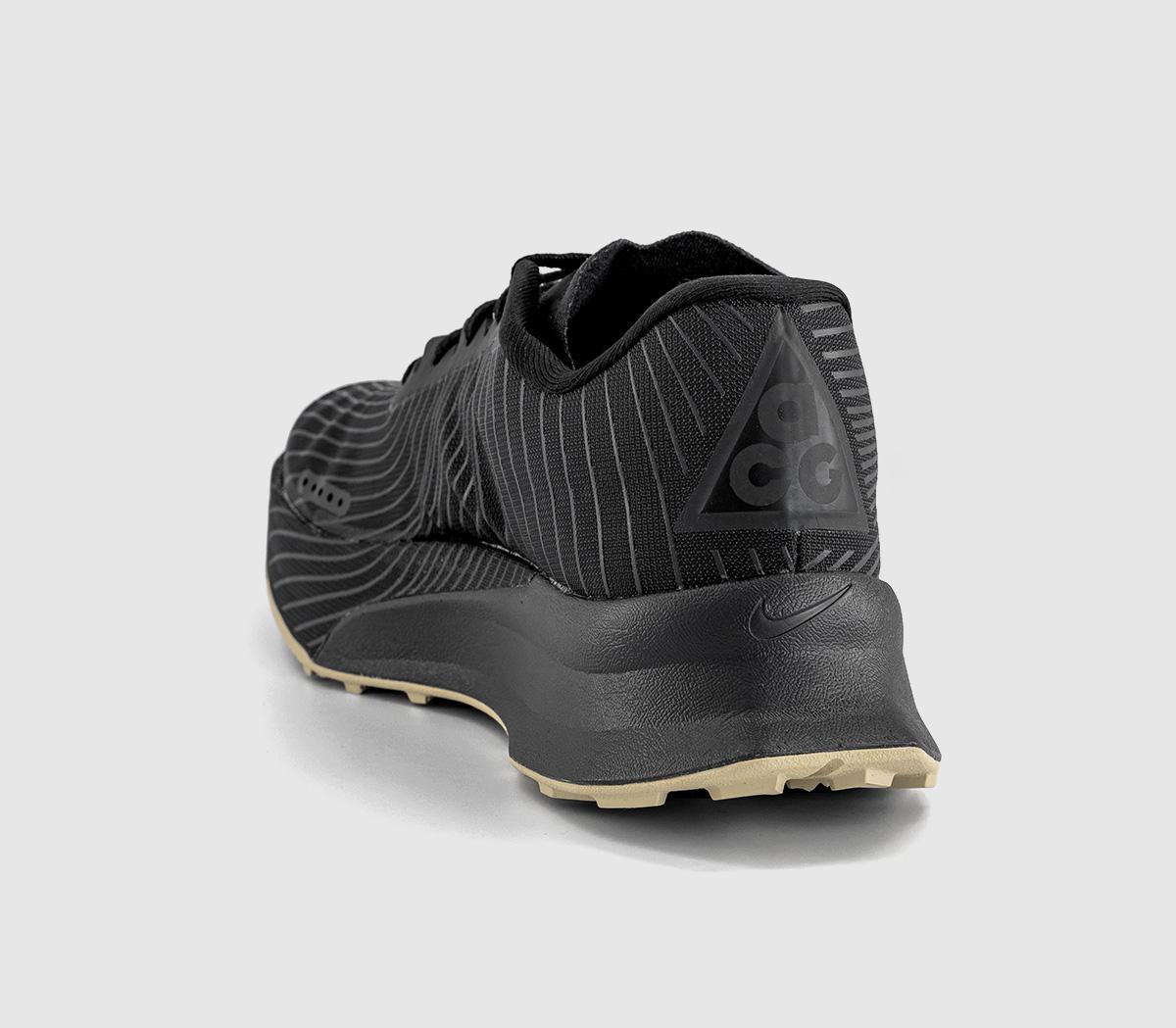 NikeACG Ultrafly Trail TrainersBlack Dark Smoke Grey Vegas Gold Sp