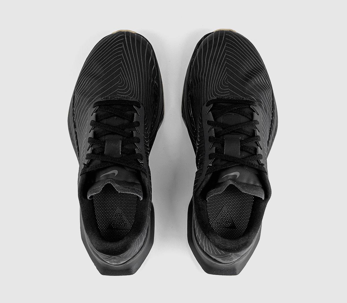 NikeACG Ultrafly Trail TrainersBlack Dark Smoke Grey Vegas Gold Sp