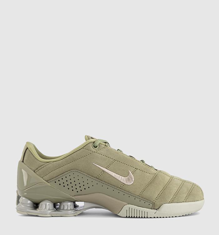 Nike T90 Shox Trainers Neutral Olive Metallic Silver