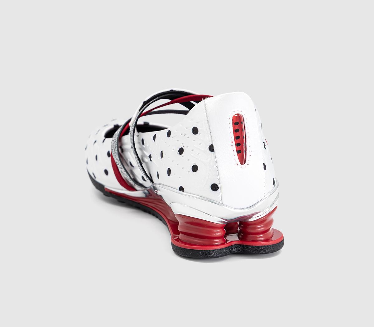 NikeShox Z Calistra Ballet TrainersWhite University Red Black
