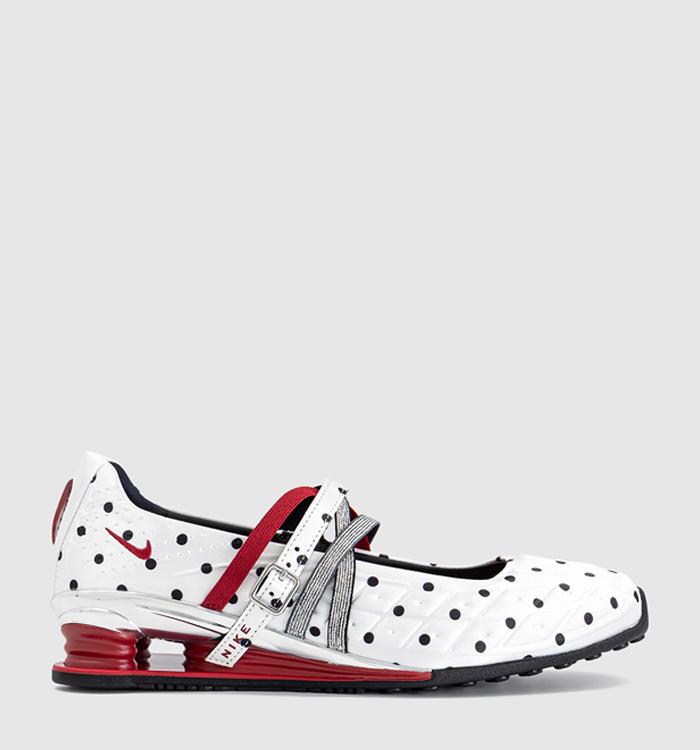 Nike Shox Z Calistra Ballet Trainers White University Red Black