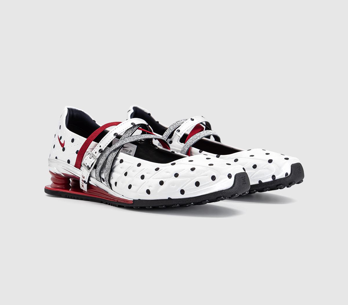 NikeShox Z Calistra Ballet TrainersWhite University Red Black