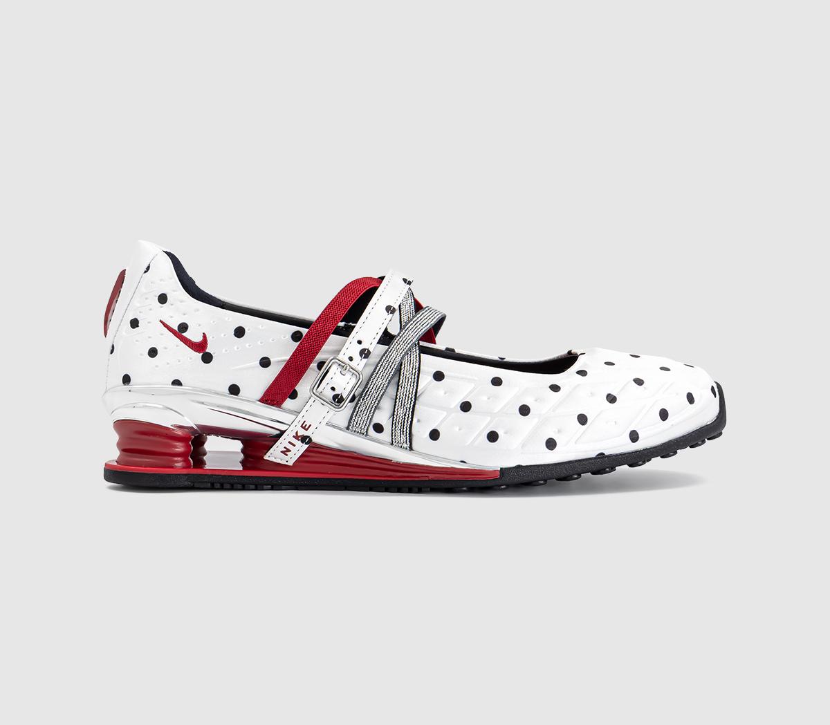 NikeShox Z Calistra Ballet TrainersWhite University Red Black
