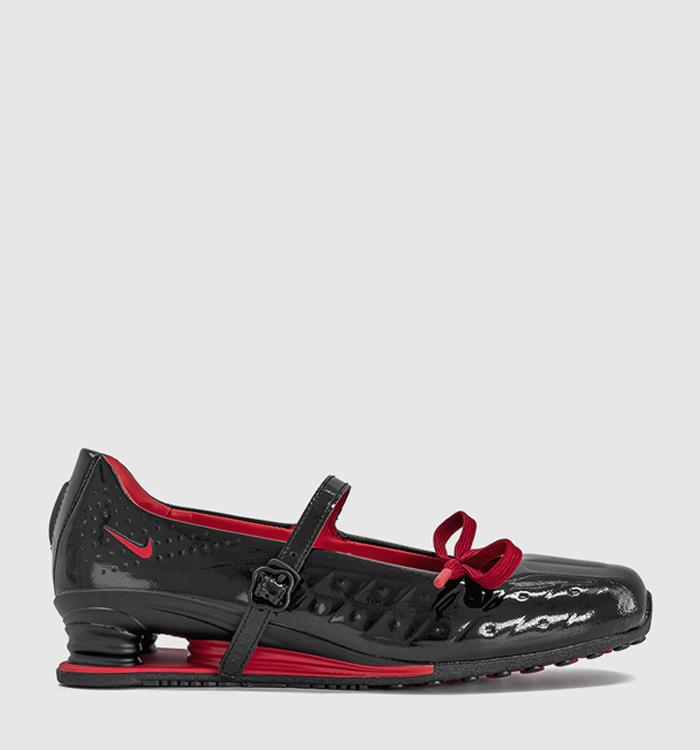 Nike Shox Z Calistra x LABELHOOD Ballet Trainers Labelhood Black University Red