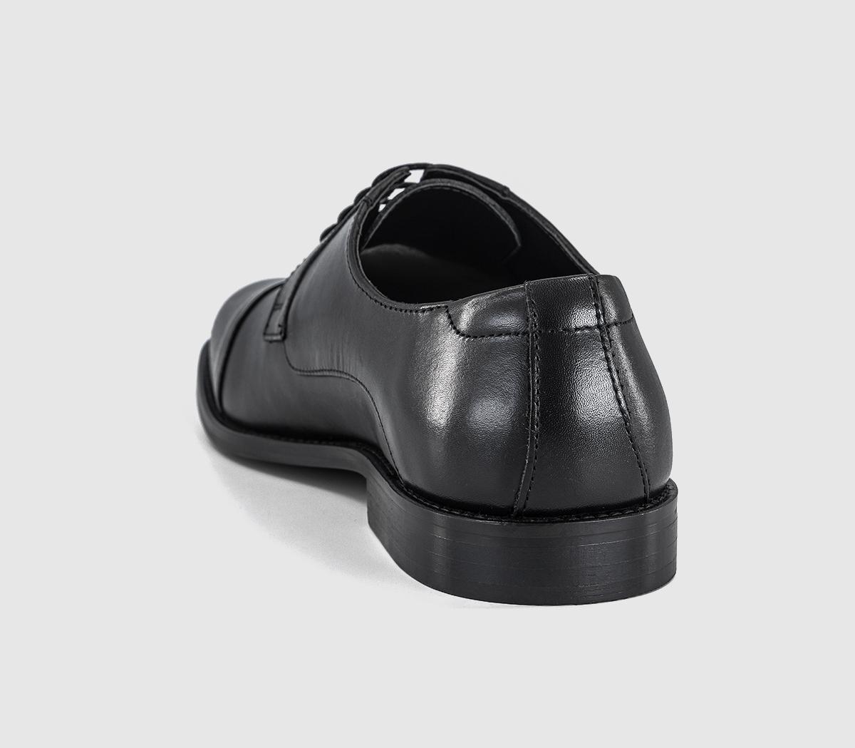 OFFICEMayson Toe Cap Derby ShoesBlack Leather