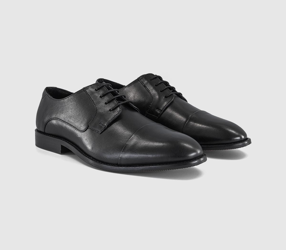 OFFICEMayson Toe Cap Derby ShoesBlack Leather