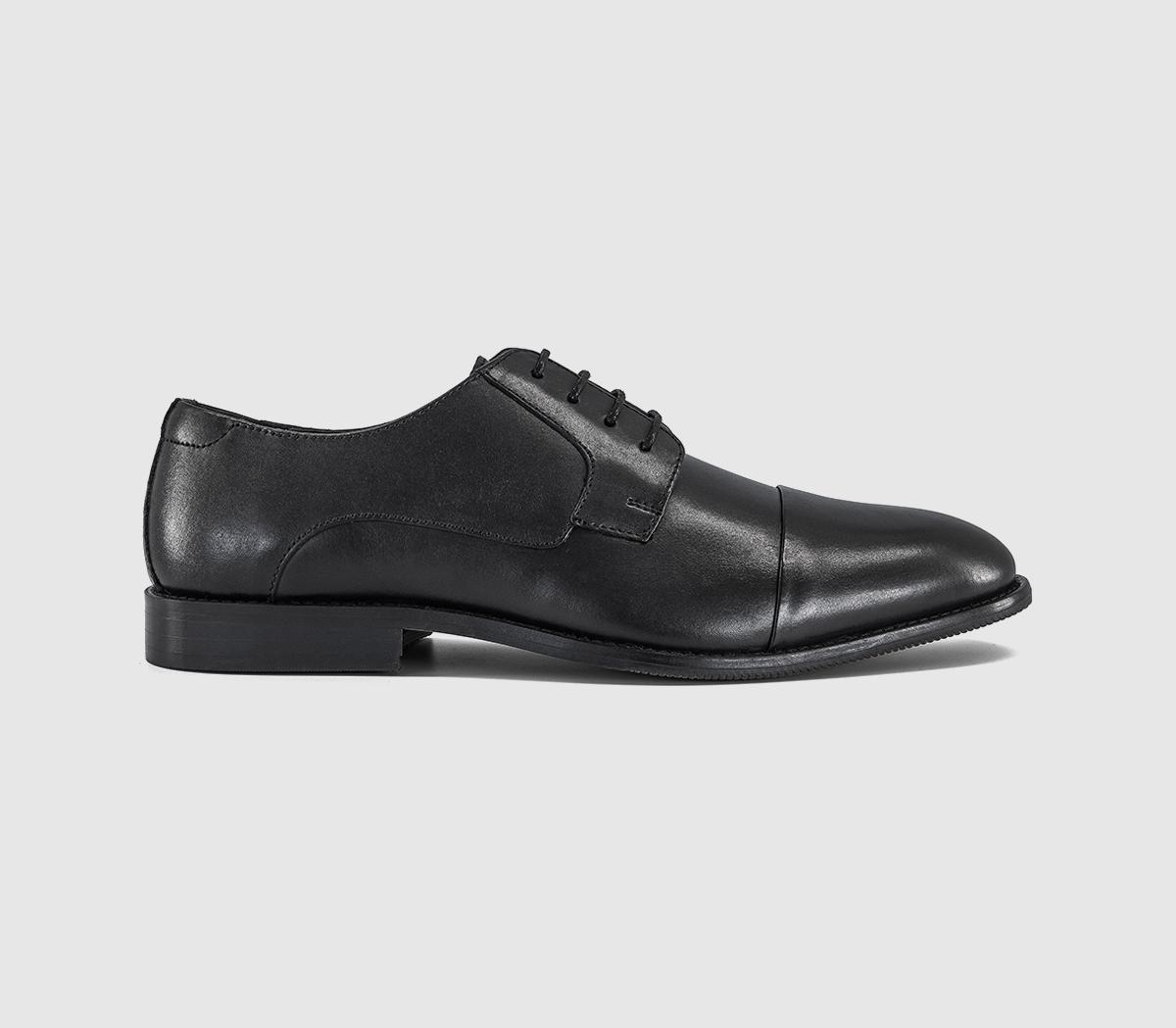 OFFICEMayson Toe Cap Derby ShoesBlack Leather