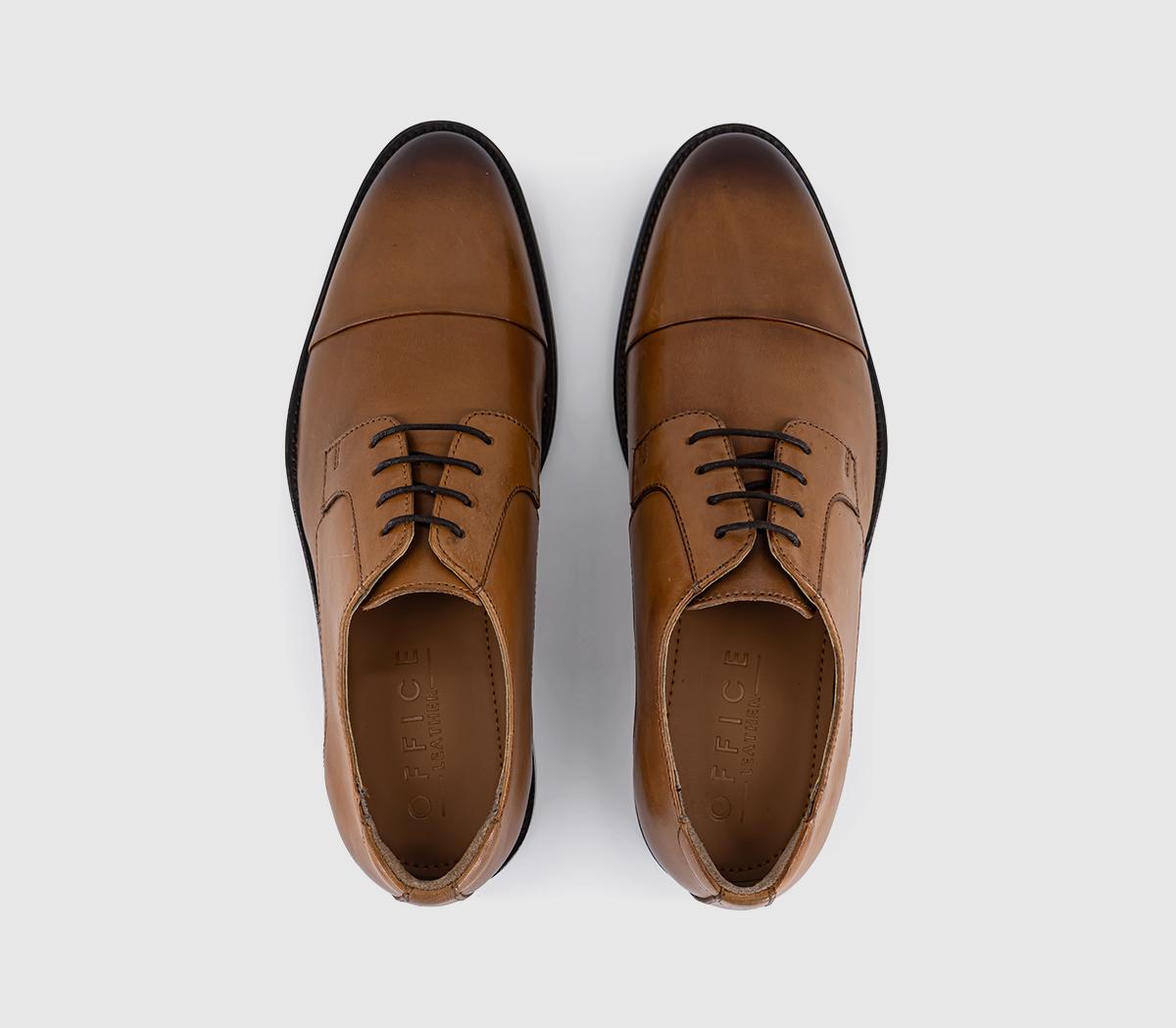 OFFICEMayson Toe Cap Derby ShoesTan Leather