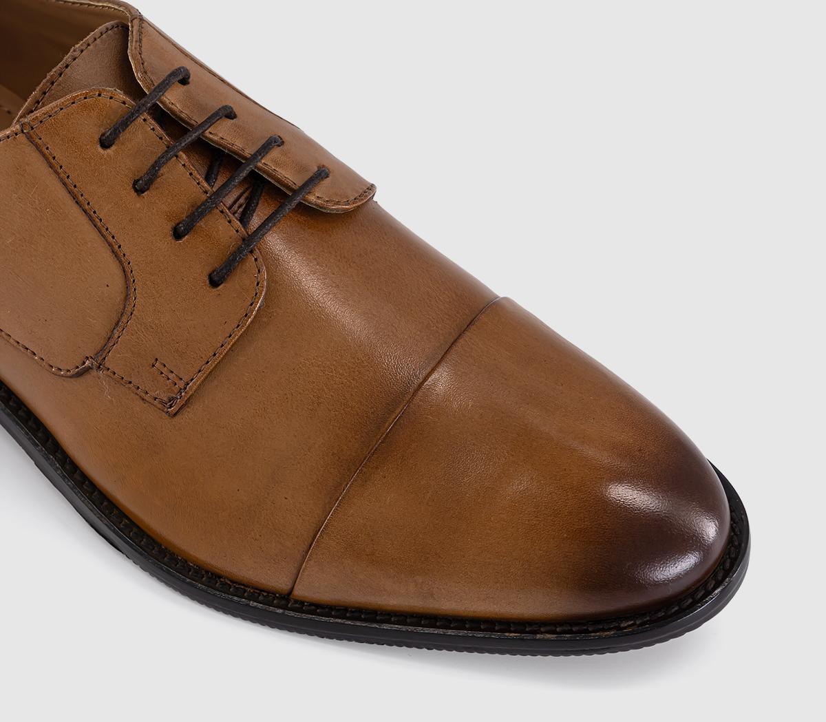 OFFICEMayson Toe Cap Derby ShoesTan Leather