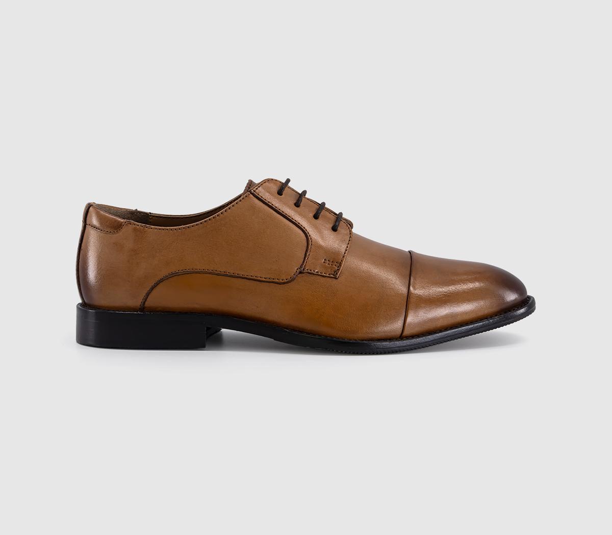 OFFICEMayson Toe Cap Derby ShoesTan Leather