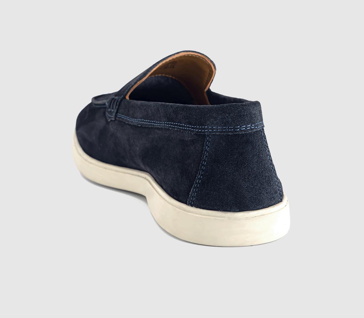 OFFICECruise Suede LoafersNavy Suede