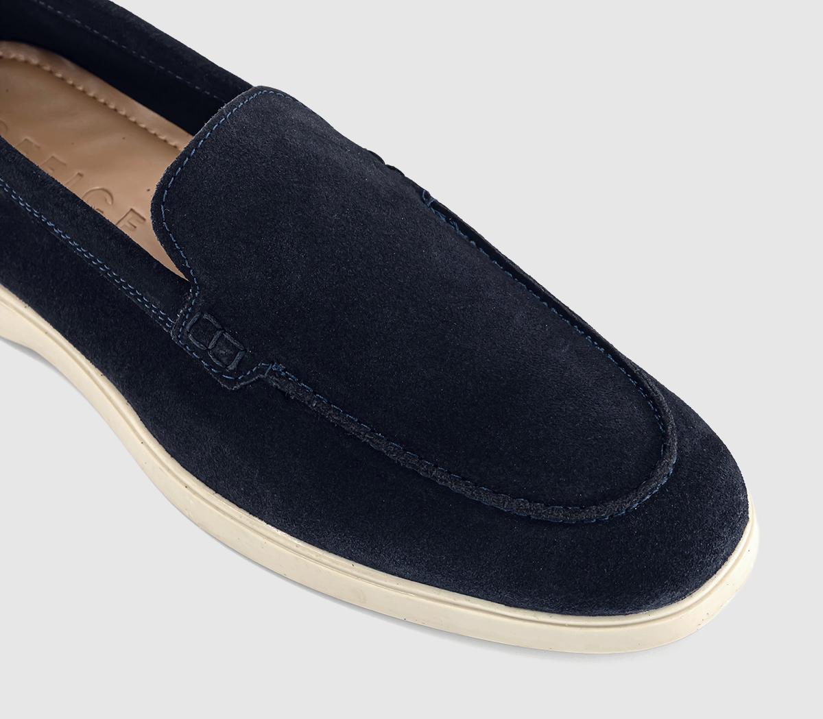 OFFICECruise Suede LoafersNavy Suede
