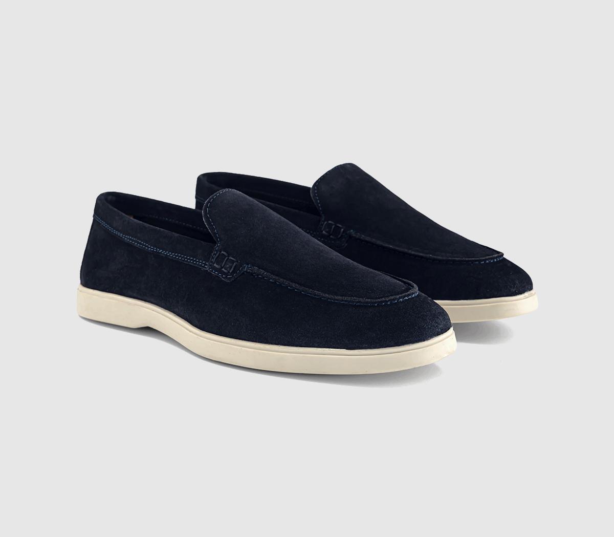 OFFICECruise Suede LoafersNavy Suede