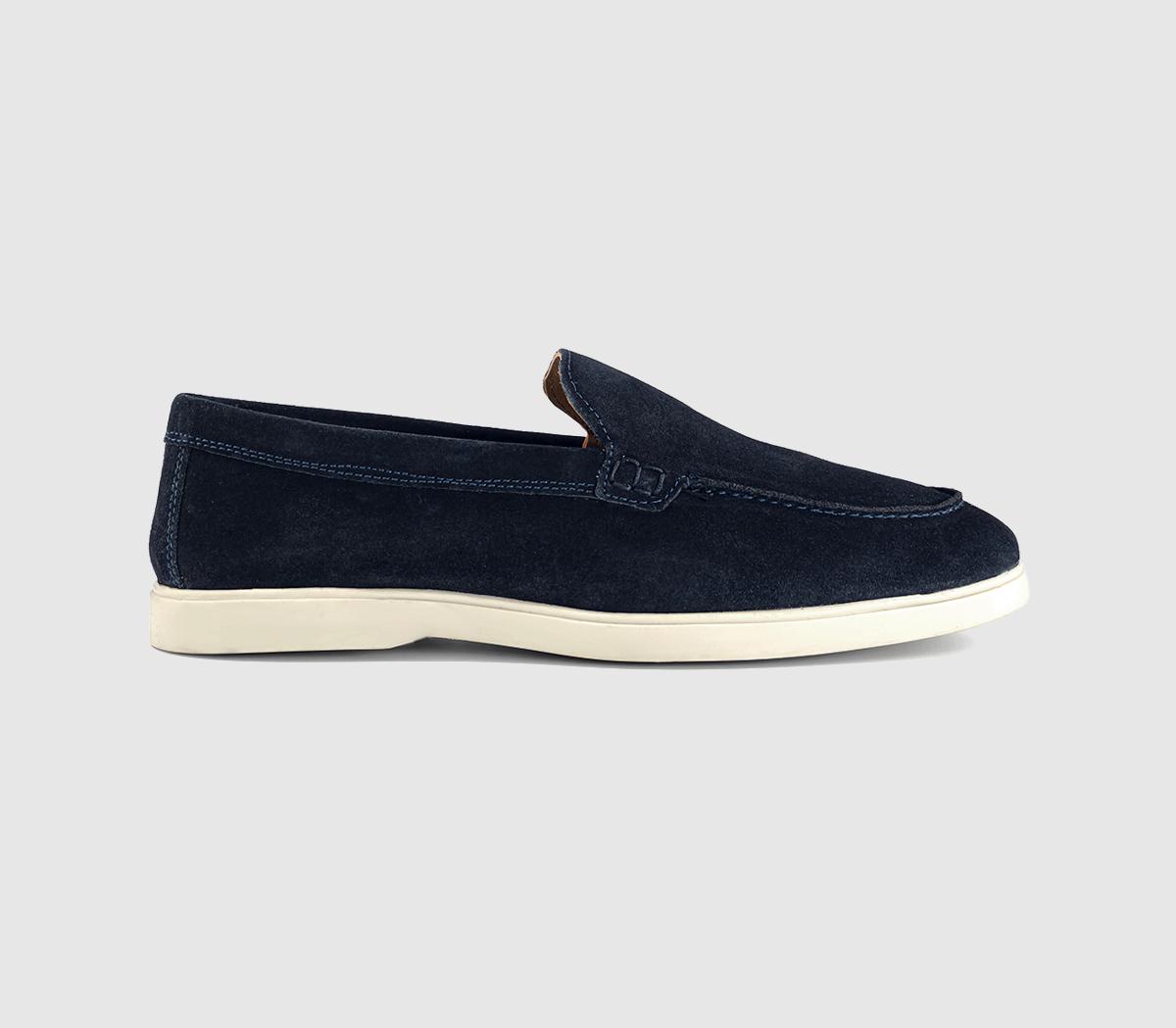 OFFICECruise Suede LoafersNavy Suede