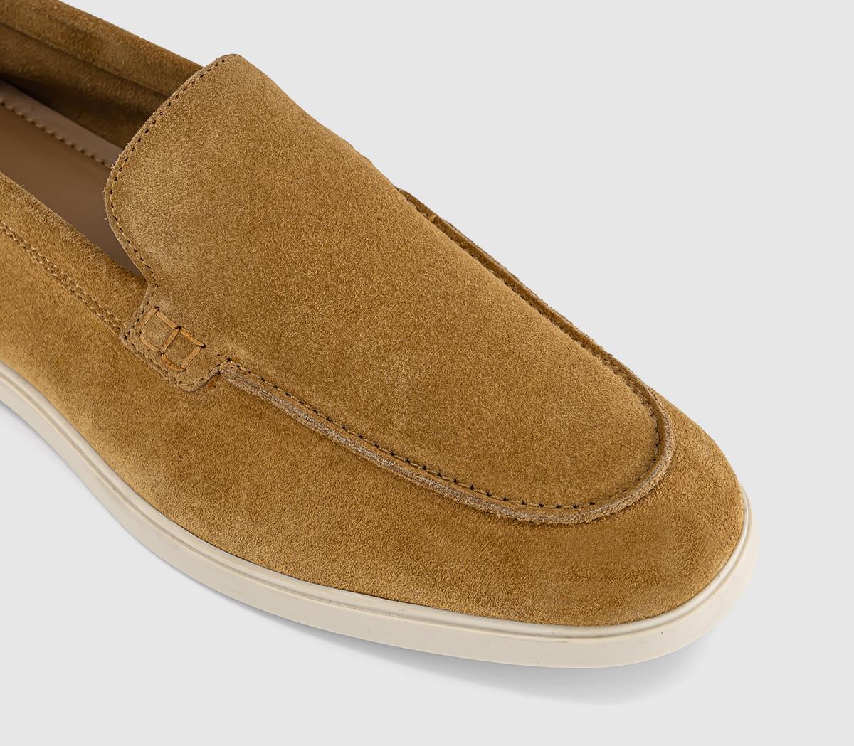 OFFICECruise Suede LoafersTan Suede