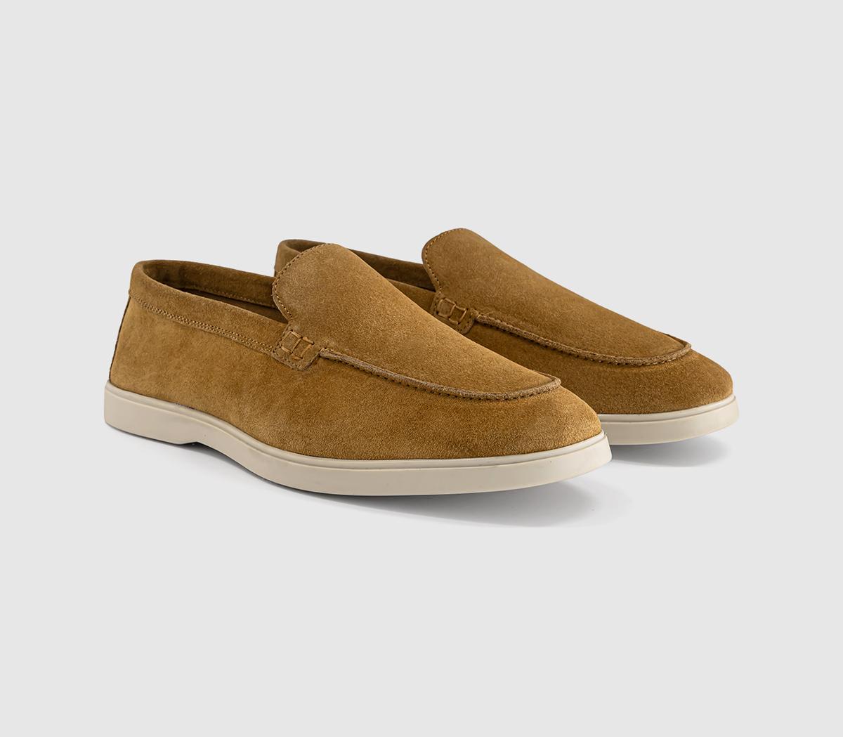 OFFICECruise Suede LoafersTan Suede