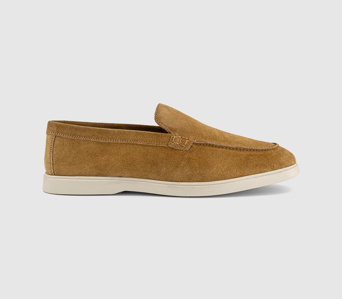 OFFICECruise Suede LoafersTan Suede