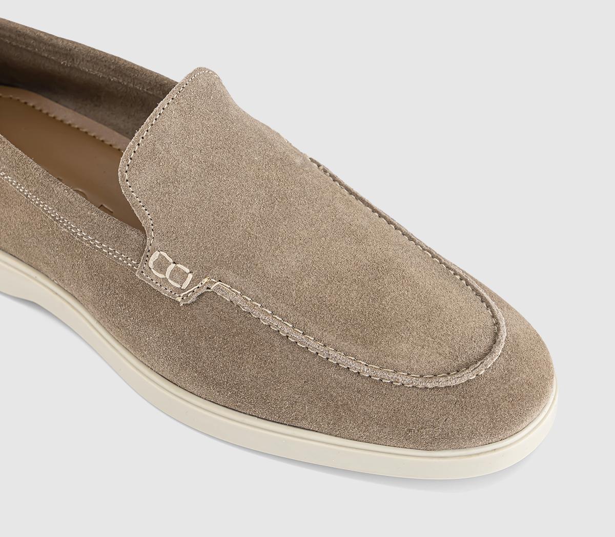 OFFICECruise Suede LoafersStone Suede