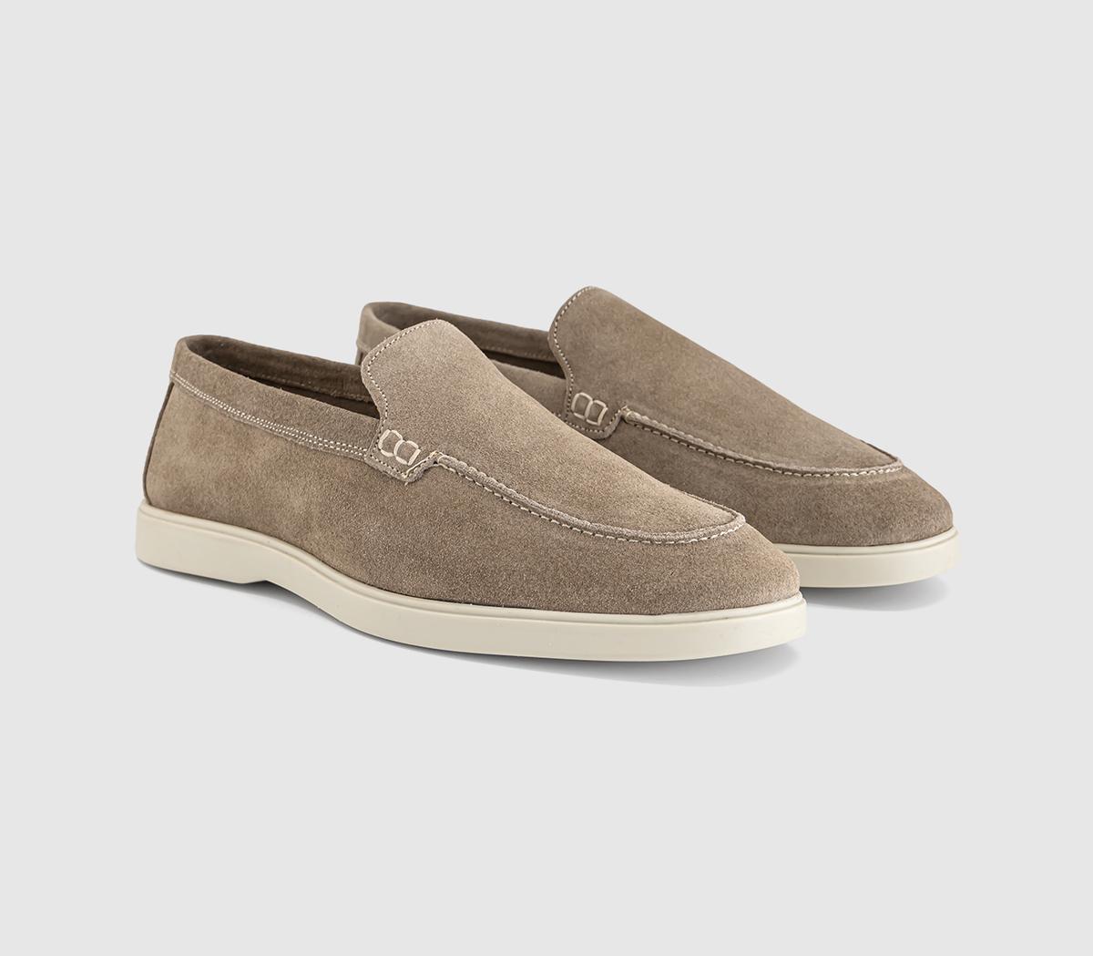 OFFICECruise Suede LoafersStone Suede
