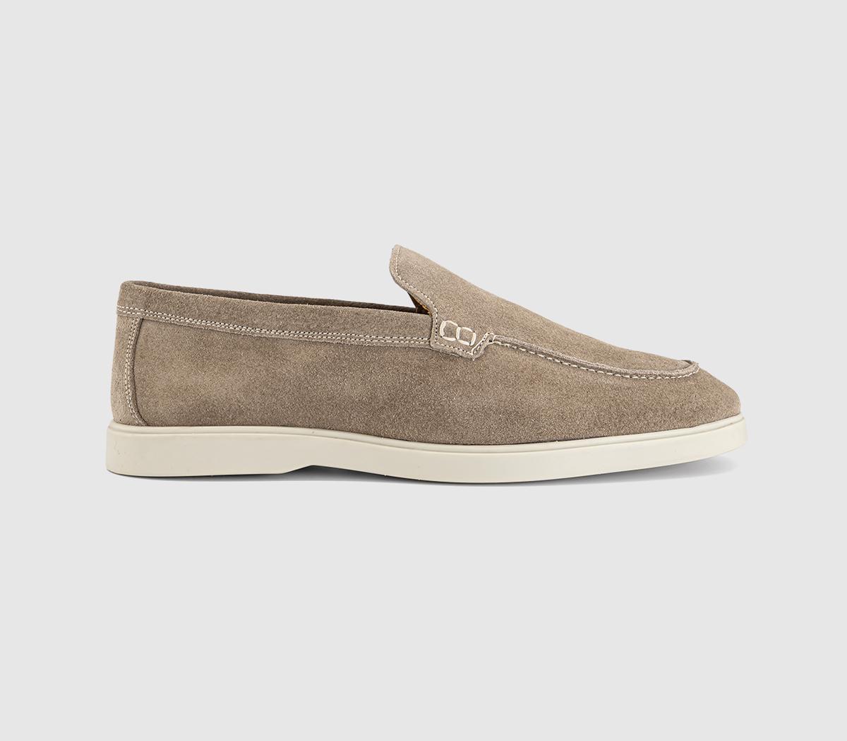 OFFICECruise Suede LoafersStone Suede