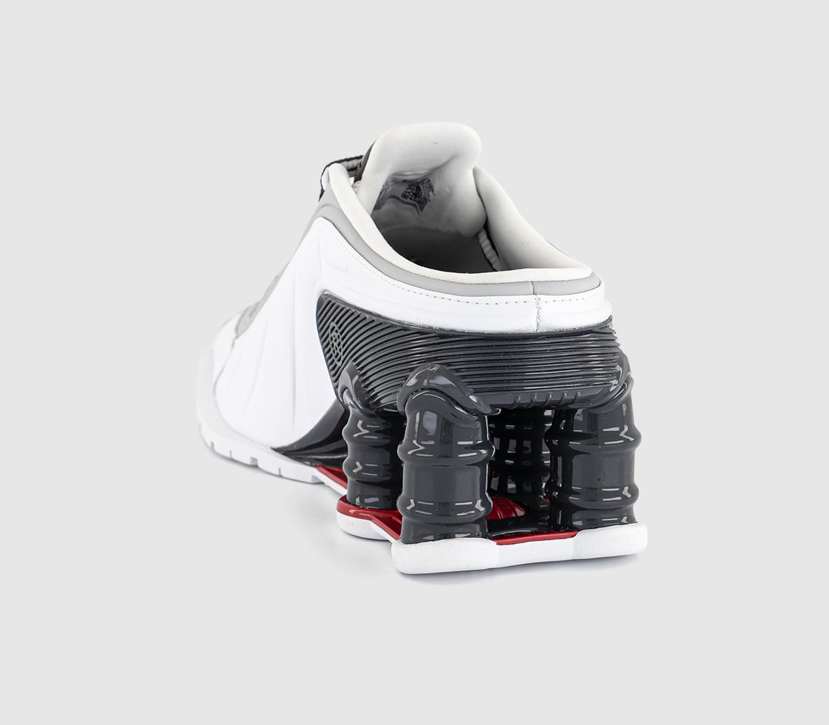 NikeNike x Martine Rose Shox R4 Mule TrainersMartine Rose White Varsity Red Metallic Platinum D