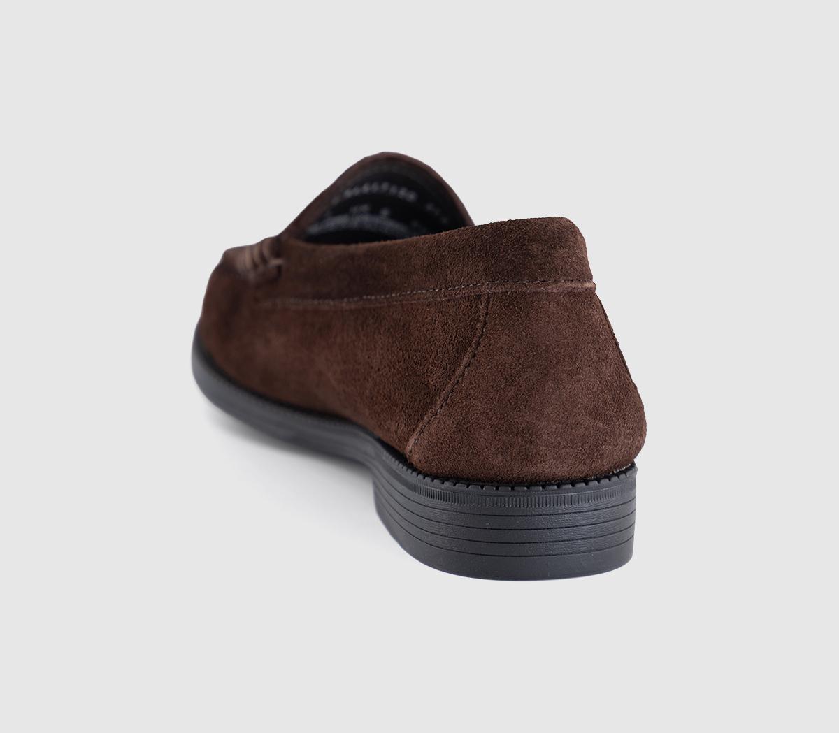 G.H Bass & CoWeejun Penny Suede LoafersChocolate Suede