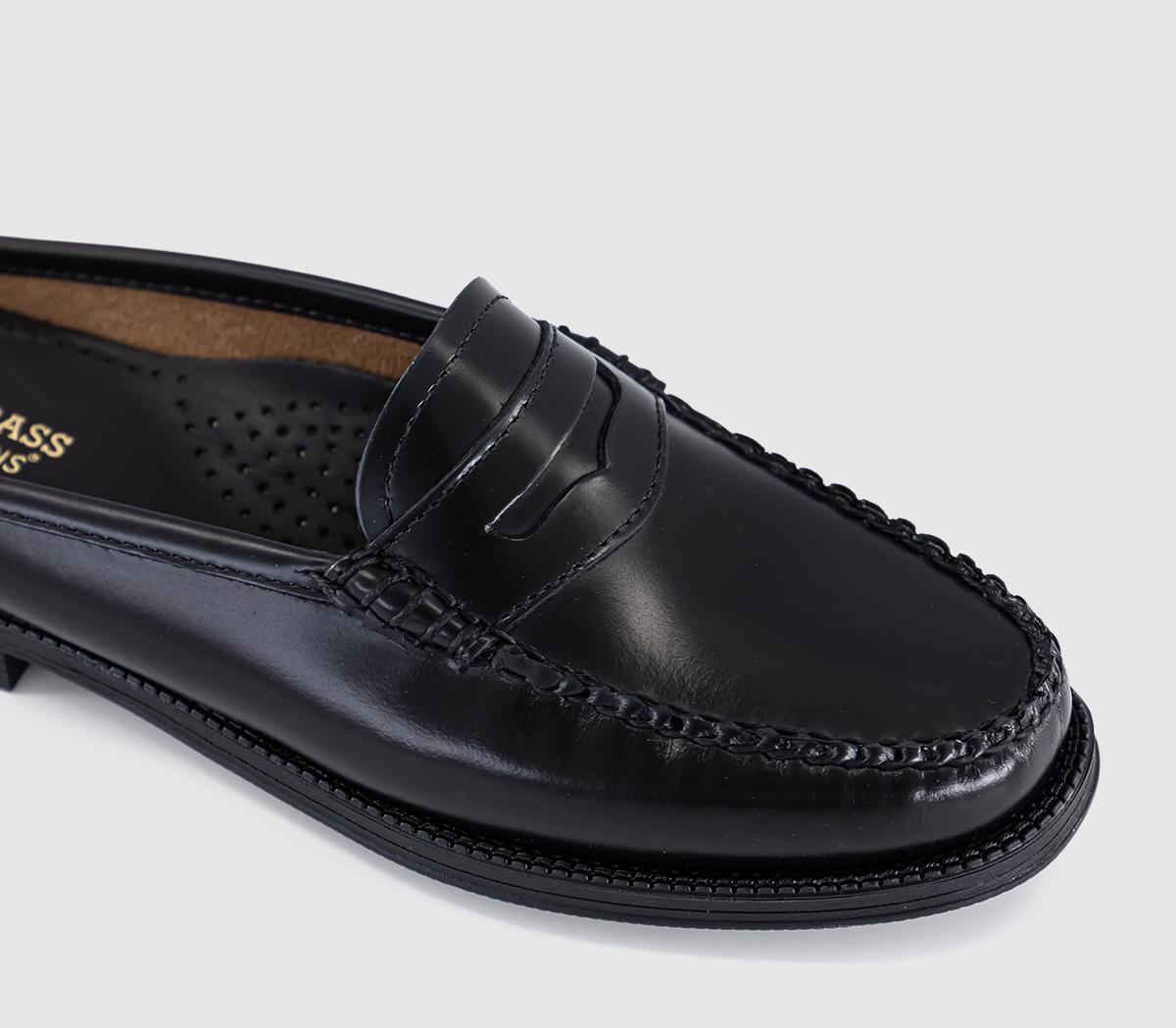 G.H Bass & CoWeejun Penny Slide LoafersBlack Leather