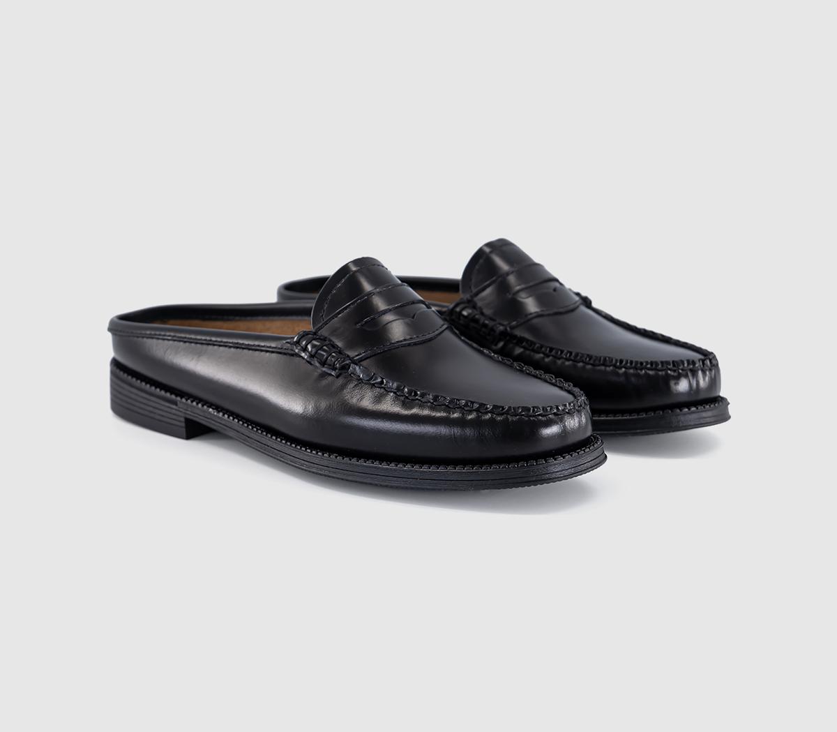 G.H Bass & CoWeejun Penny Slide LoafersBlack Leather