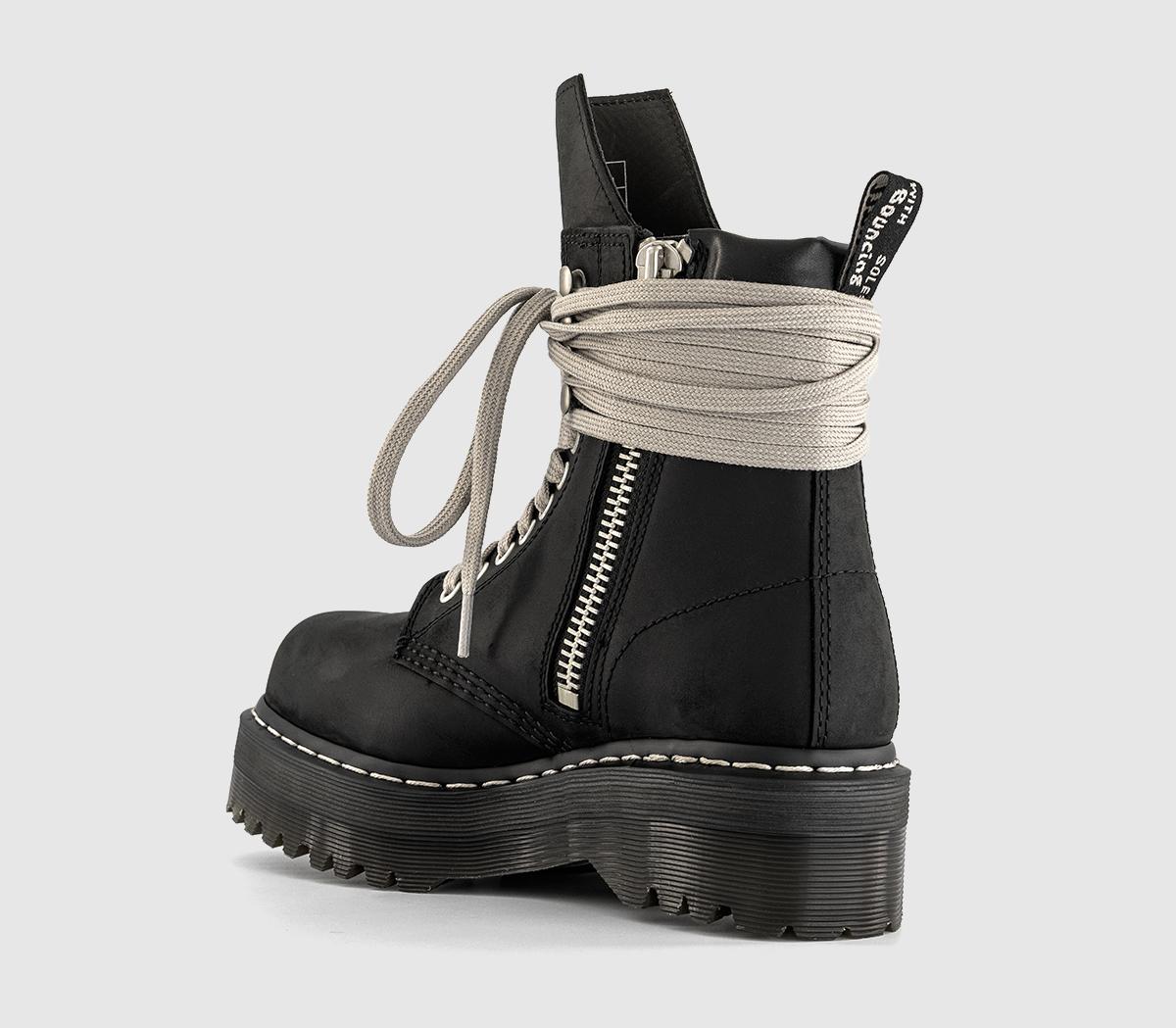 Rick OwensQuad Sole Steel Toe BootsBlack